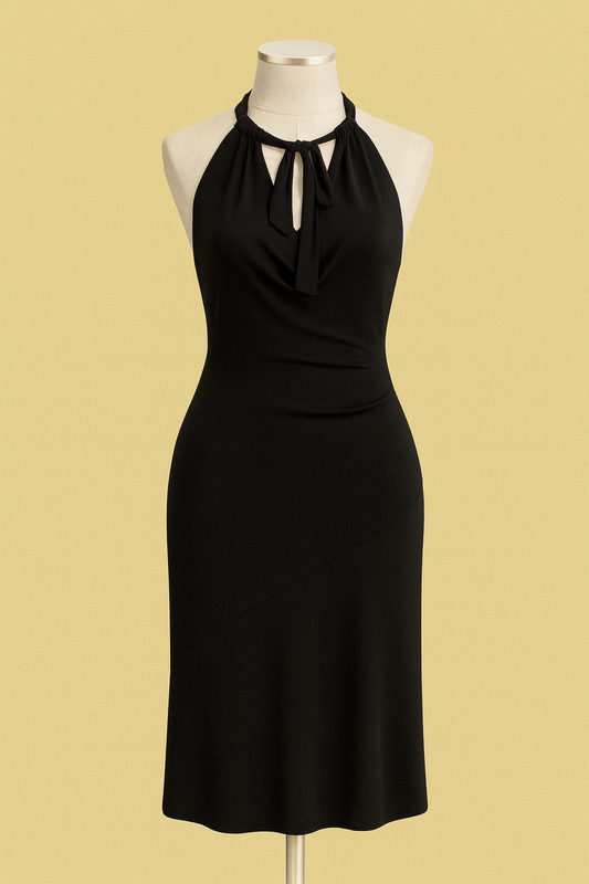 NYC active, open back, dress, teens/women, size M, Black, gentle worn.