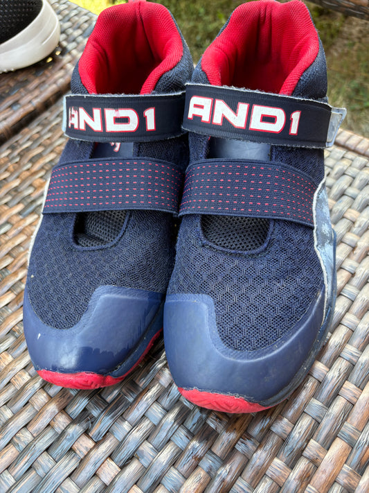 AND1 Boys' Multicolor Basketball Sneakers, Size 6, Comfortable & Supportive Design