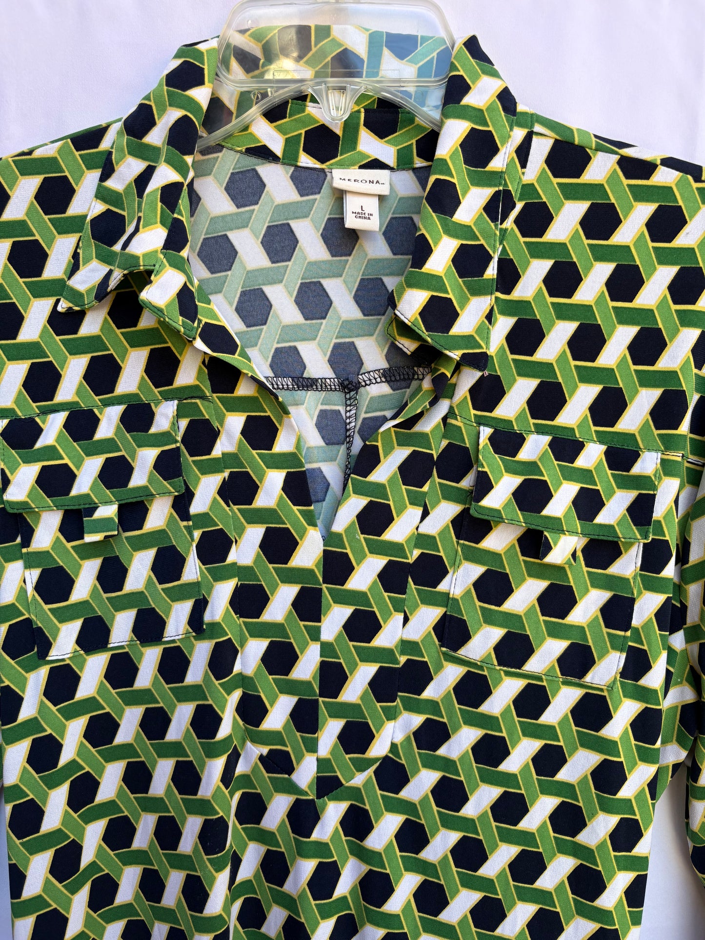 Merona, 3/4 sleeve, no flaws , excellent condition size L