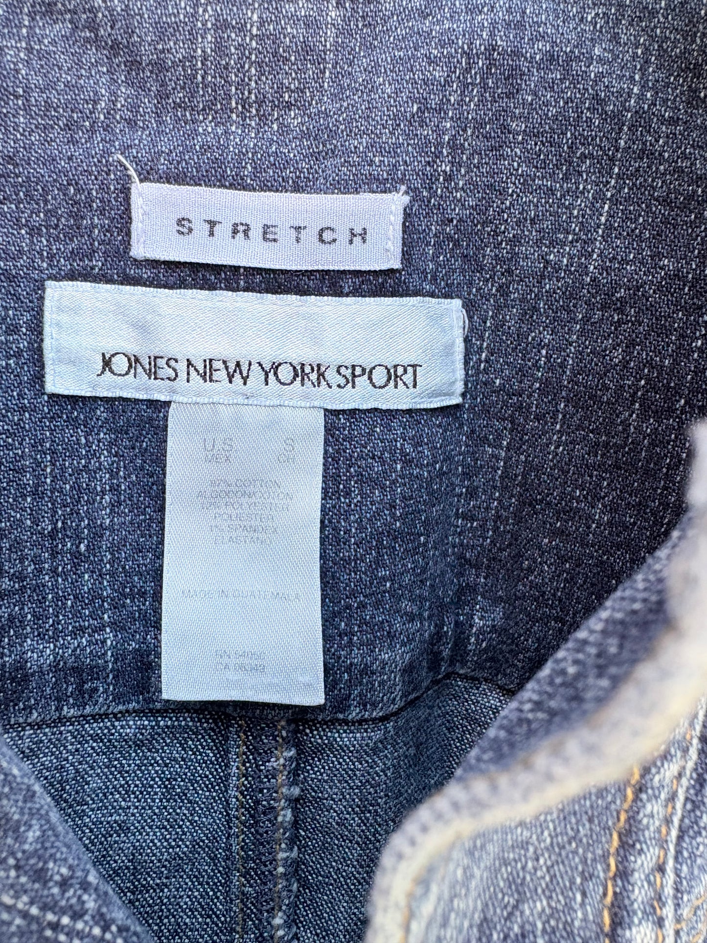Jones New York sport, jeans jacket, size S, excellent condition