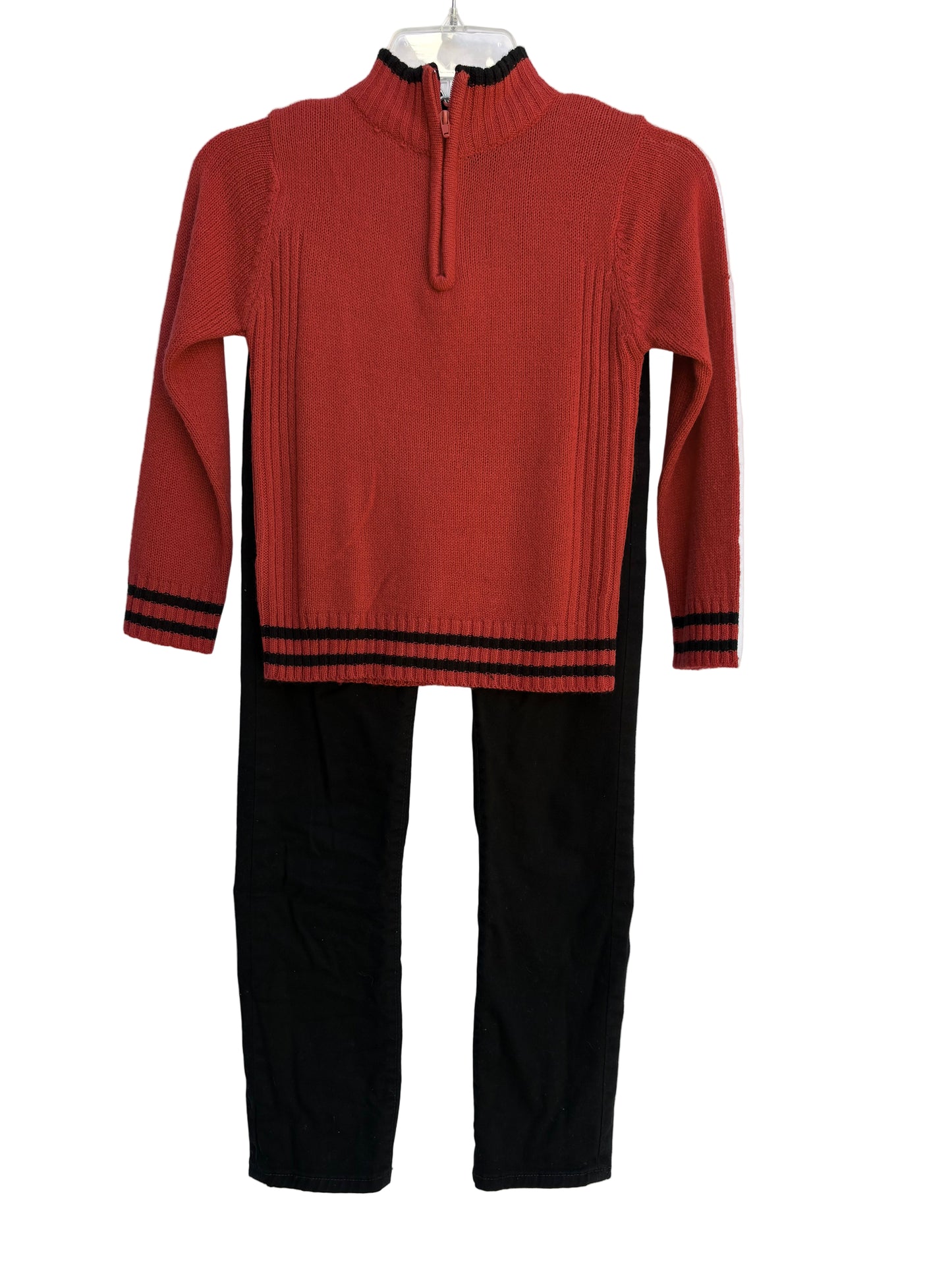 used SEZZIT boys sweater, red, size L