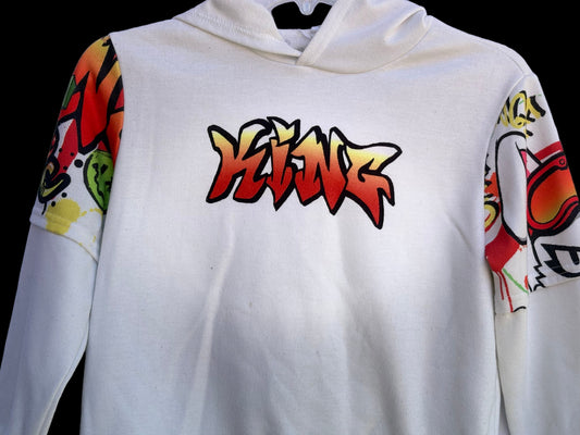SHEIN graphic hooded sweater, boys, size 10, excellent condition