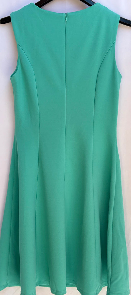 green peep hole dress