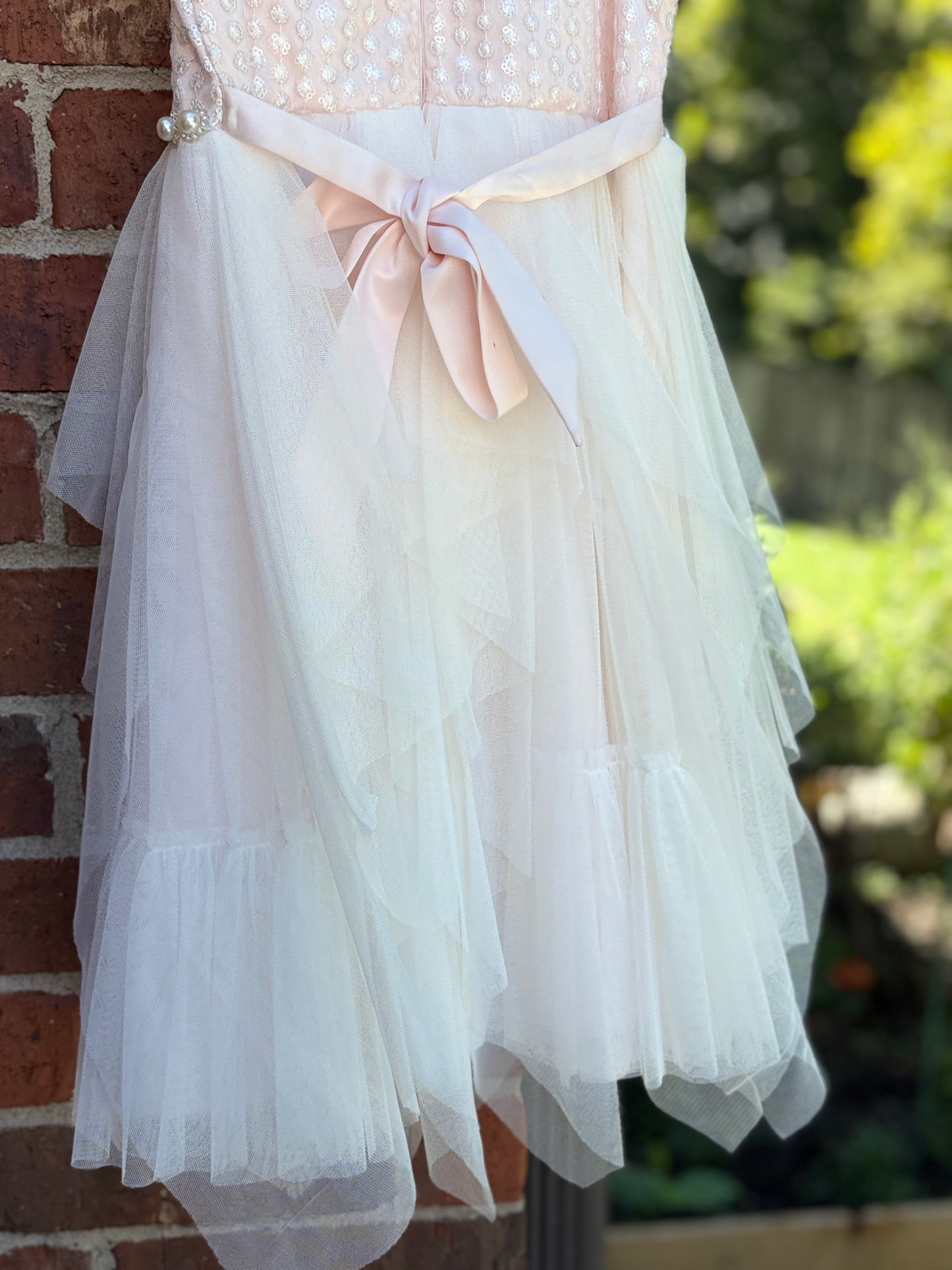 American Princess  Tiered Tulle dress, girls, size 6x/7