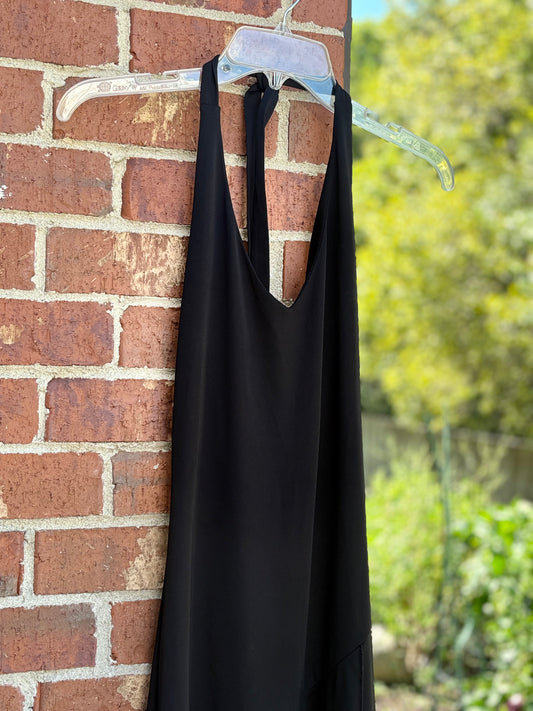 NYC active, open back, dress, teens/women, size M, Black, gentle worn.