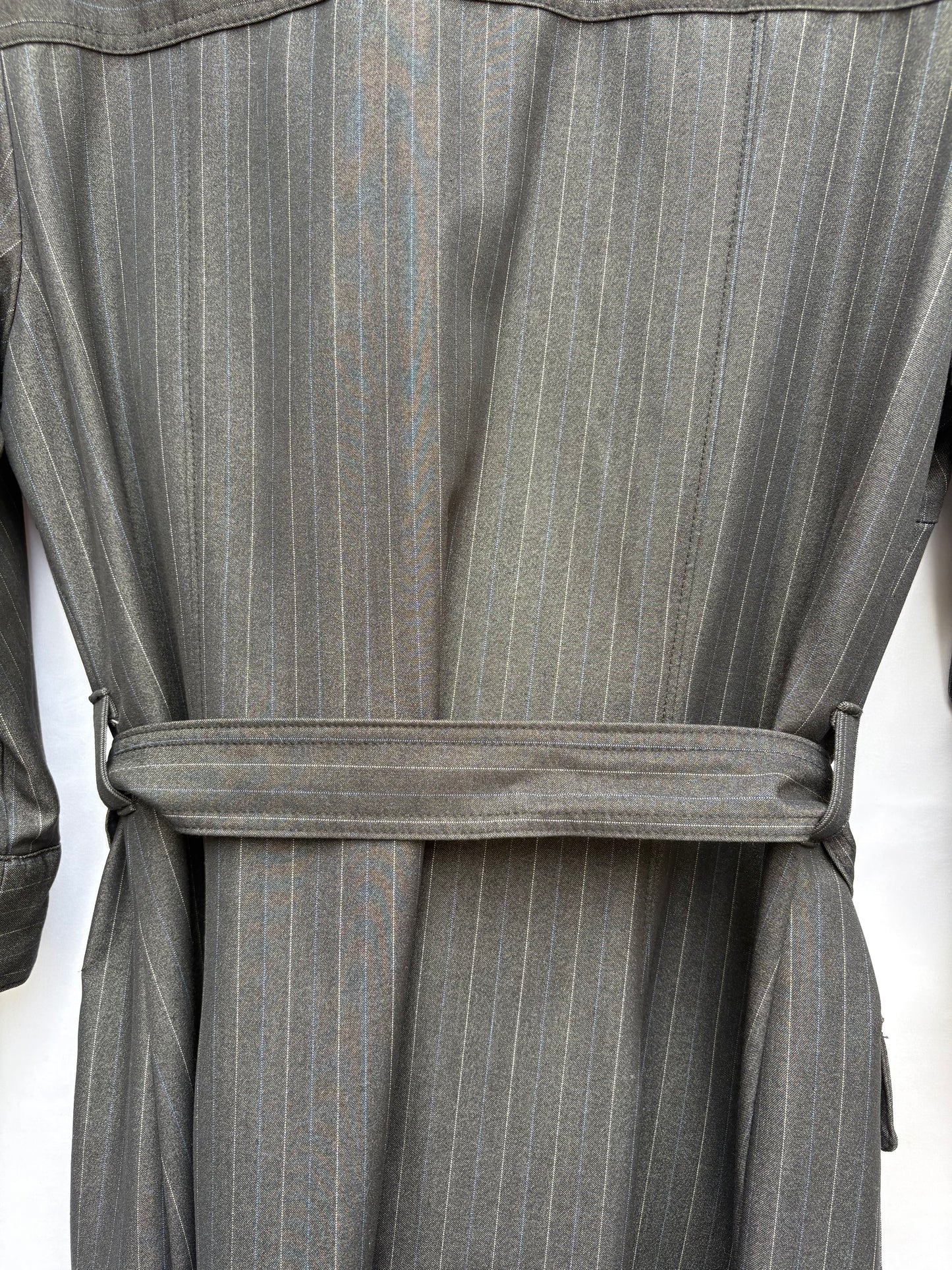 3/4 length sleeve, NYC belted dress, 4 pockets, size 14, gentle used