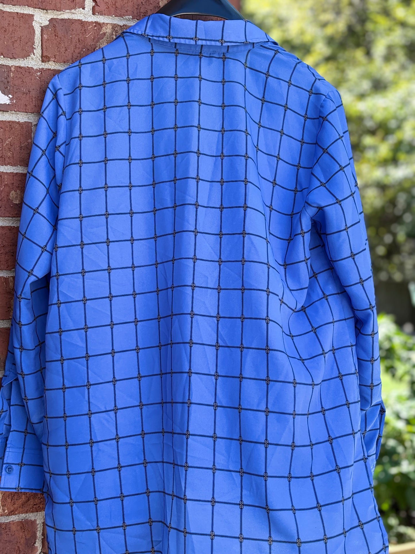 Michael Kors, silk blouse, women, size L